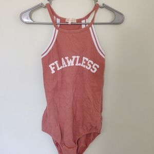 Salmon colored bodysuit l!